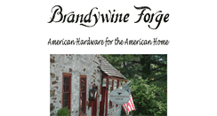 Desktop Screenshot of brandywineforge.com